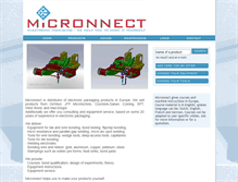 Tablet Screenshot of micronnect.eu